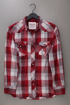 Guess Karohemd Gr. L kariert Langarm rot