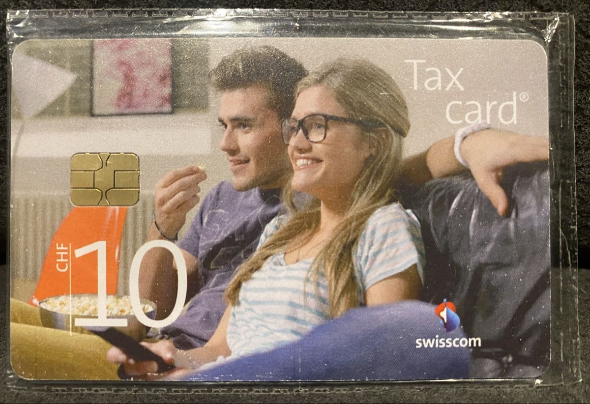 Schede telefoniche: Taxcard neuve  – Nuovo e nell'imballaggio originale da Lausanne venduto da babacard10