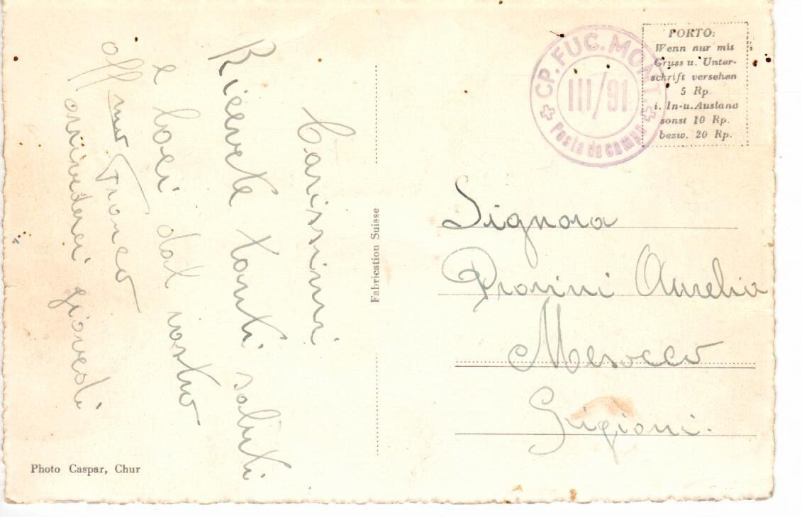 Cartoline postali: Reams Oberhalbstein – Usato da Wolhusen venduto da Curver9 1