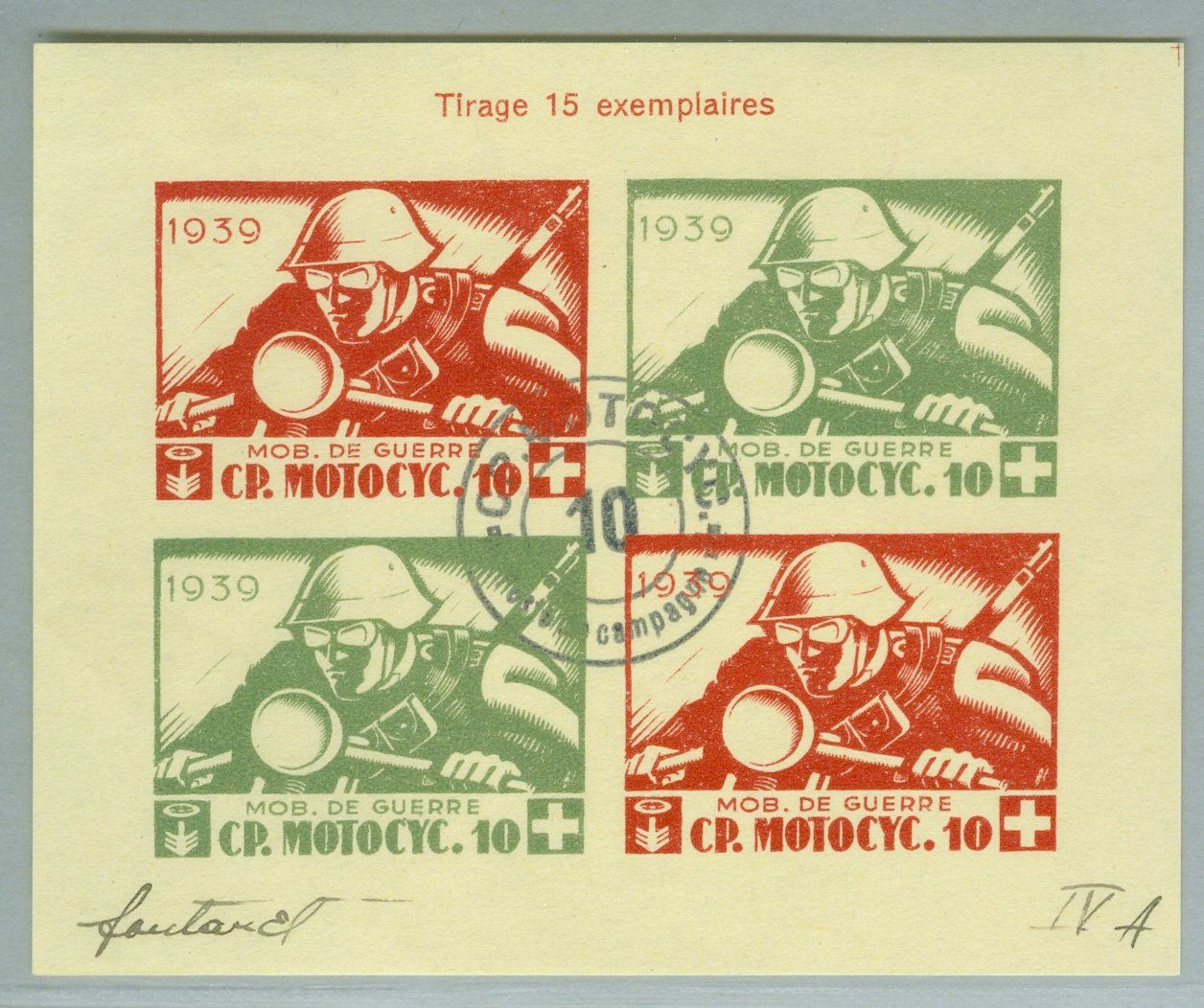Alle Briefmarken: Cp Motocyc 10 – Gebraucht aus Zürich von yago-rot