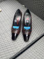 Elegante braune Lederschuhe, Grösse 39.5, Herbst-Look!