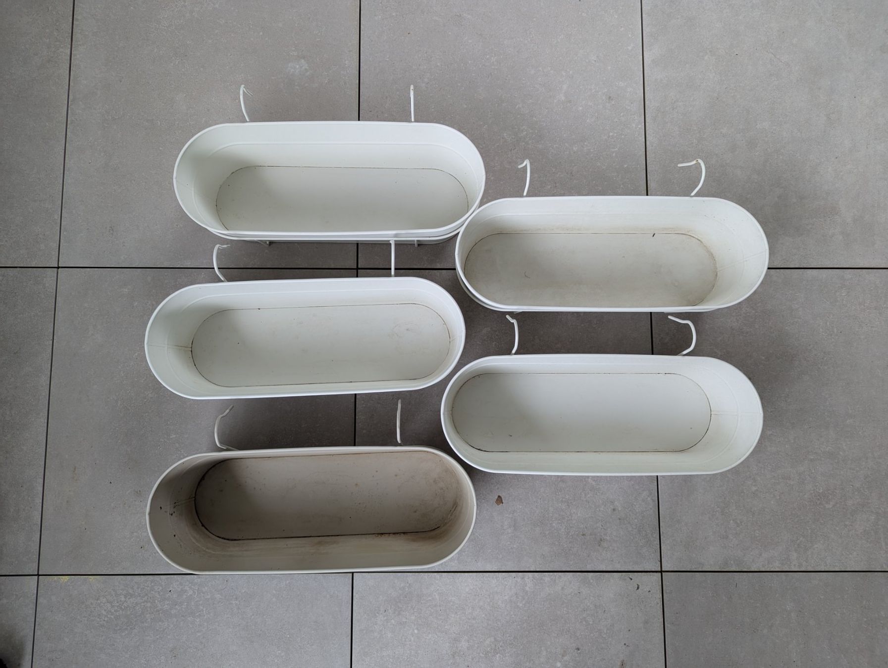Blumenkasten mit Halter x5 (IKEA VITLK) (Gebraucht) in Saland fr CHF 5   nur Abholung auf Ricardo kaufen