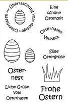 Silikonstempel Ostern