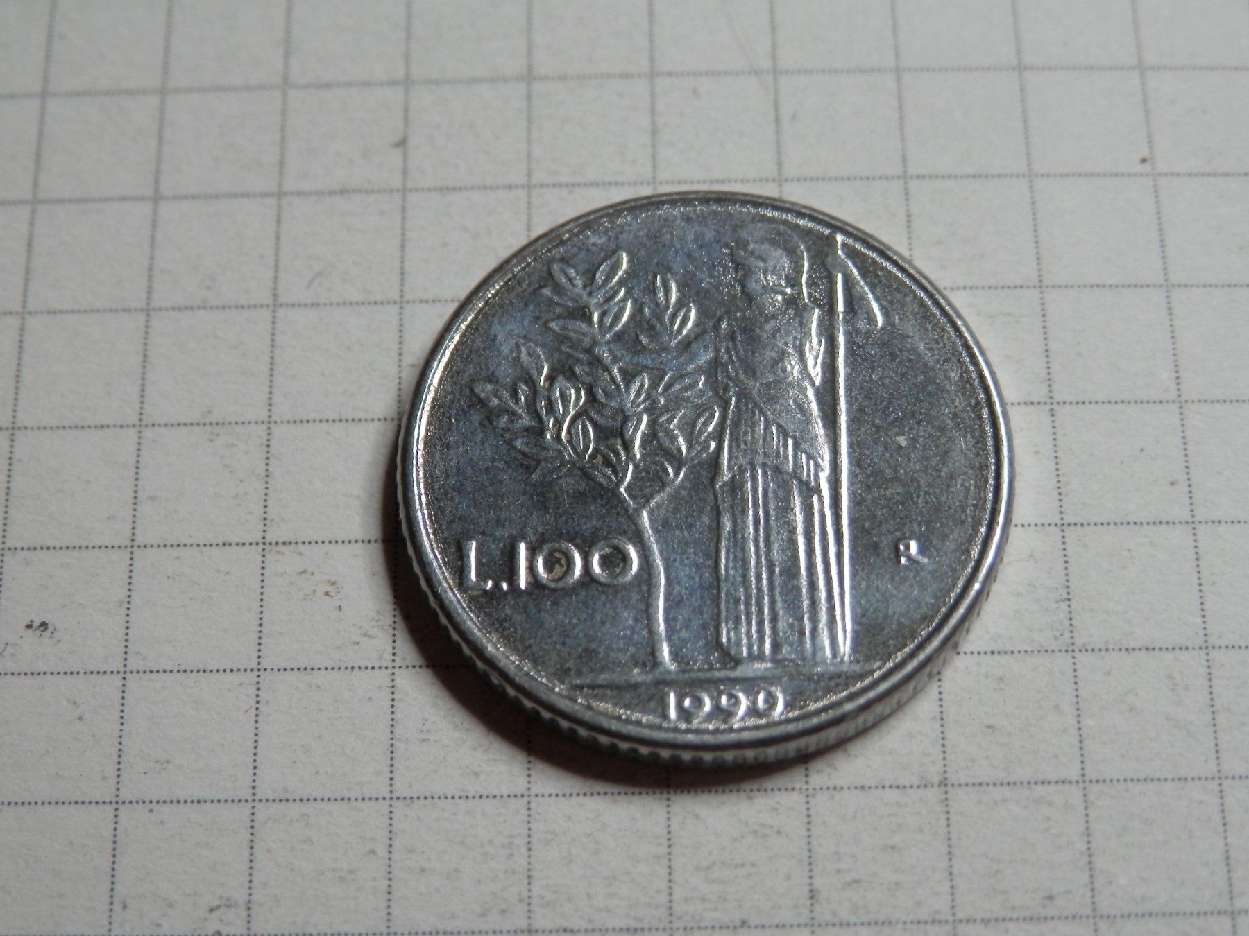 Tutti le monete: Italien 100 Lire, 1990 – Usato da Weiach venduto da weiach81 1
