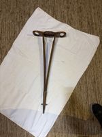 Antiker Gehstock mit Sitzgelegenheit alte Kuriosität