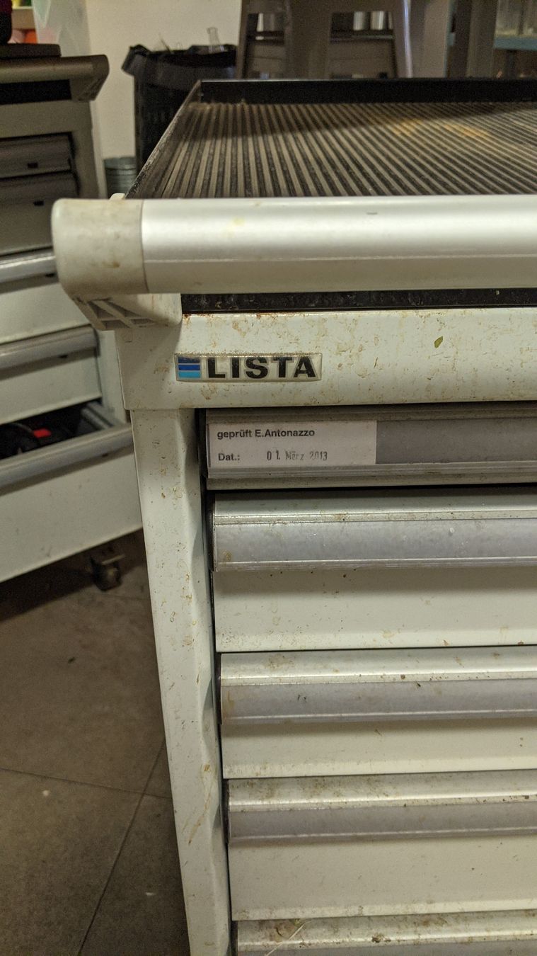 Lista Tutti gli attrezzi: LISTA Schubladenwagen mit Rollen – Usato da Rüti ZH venduto da kunstreich_8630 5