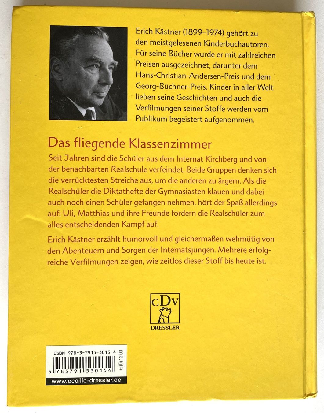 Libri: Erich KÄSTNER - das Fliegende Klassenzimmer – Usato da Hünenberg venduto da Ecila 1