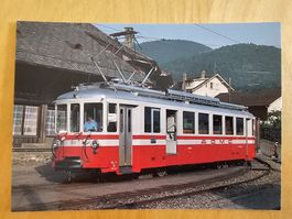 Postkarte Aigle Ollon Monthey Champéry Triebwagen BDe 4/4