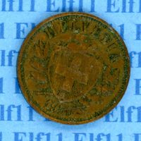 CHF___0.02 1930 Abart (Verdrehung 15 Grad) ss-vz 2 Rappen