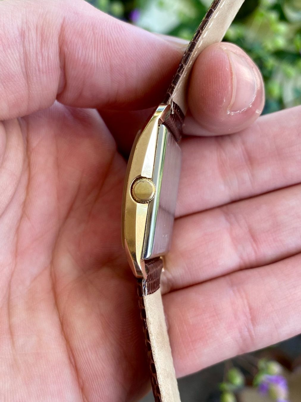 Certina Uhren: Certina Rectangular Dresswatch vergoldet – Gebraucht aus St. Gallen von Montiswiss 2