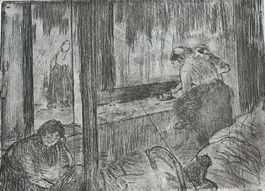 Edgar DEGAS (1834-1917) Radierung Les blanchisseuses 1879