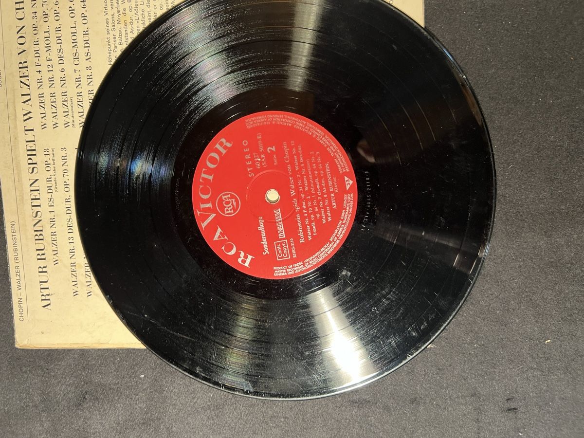 Dischi in vinile: Rubinstein spielt Chopin Walzer Schallplatte LP – Usato da Niederrohrdorf venduto da beniledergerber 2