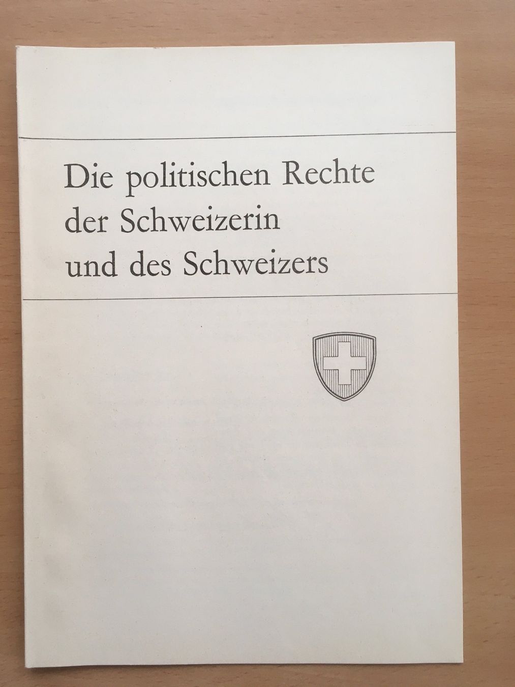 Libri: Die politischen Rechte der Schweizerin und des Schweizers – Usato da Grenchen venduto da Kogi7