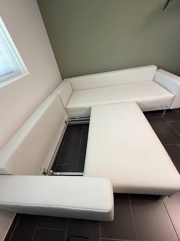 Sofas: Ecksofa / Schlafsofa mit Hocker – Gebraucht aus Hedingen von mon_br7r 3