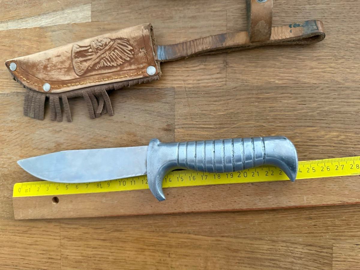Posate: Antikes Jagdmesser Altes Messer Kampfmesser – Usato da Goldach venduto da Messerguru