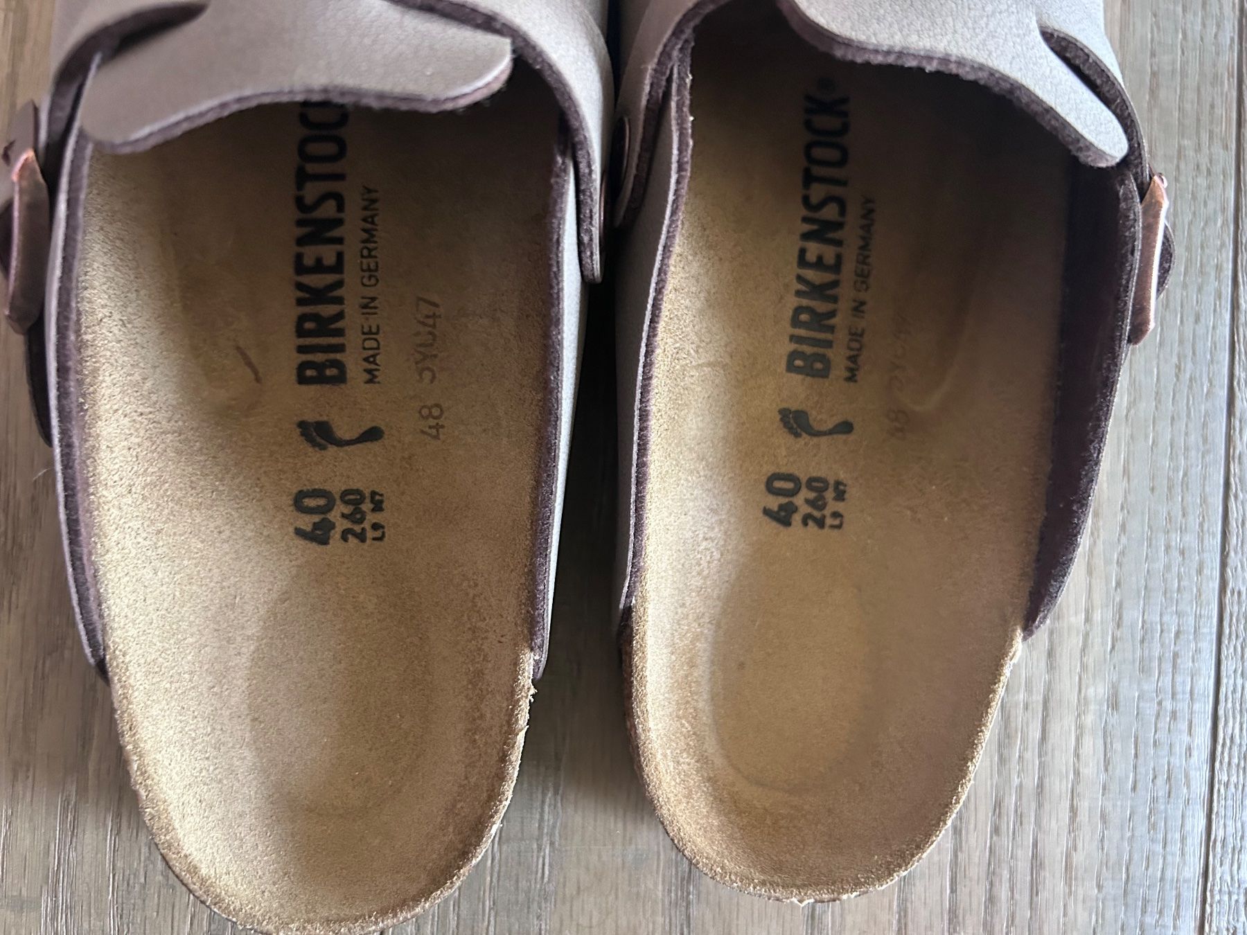 Birkenstock Herrenschuhe: Birkenstock Boston Tex Mocca Gr. 40 – Neu (gemäss Beschreibung) aus Buttisholz von Sibini77 1