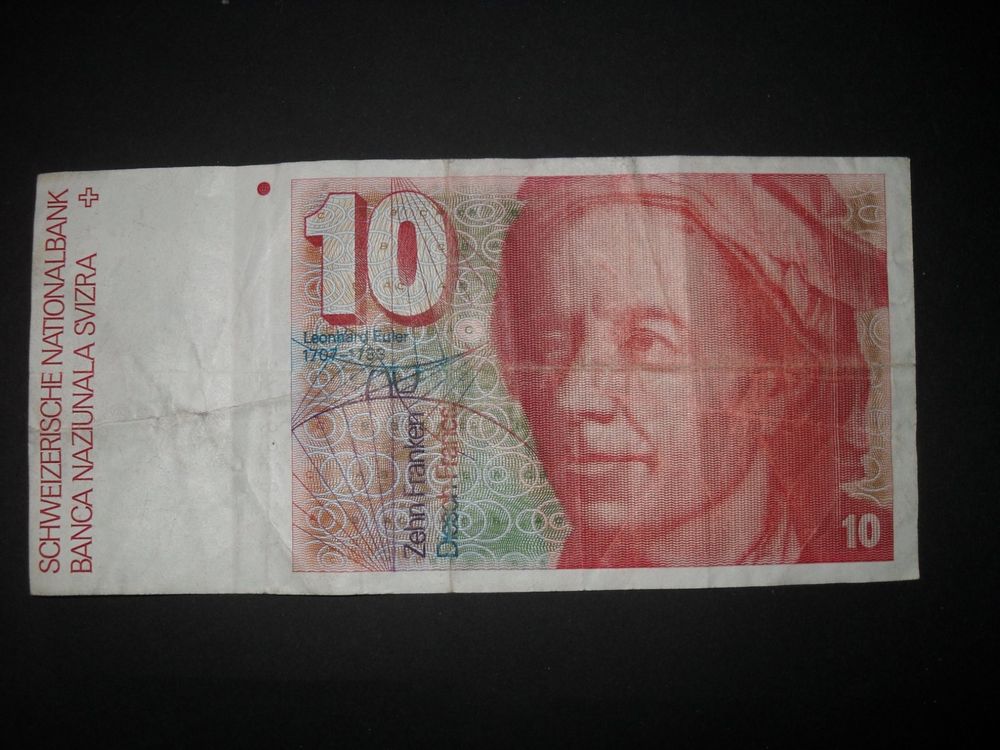 Ancien billet de 10 Francs de 1987 Acheter sur Ricardo