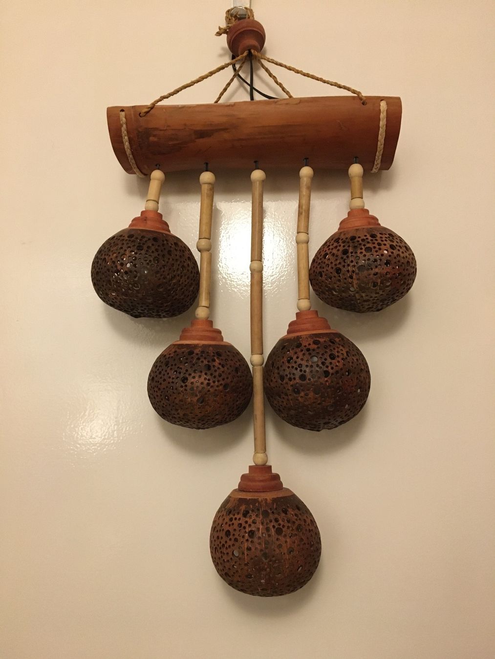 Lampade: Wunderschöne Lampe aus Thailand – Usato da Rothenburg venduto da RaSab 5