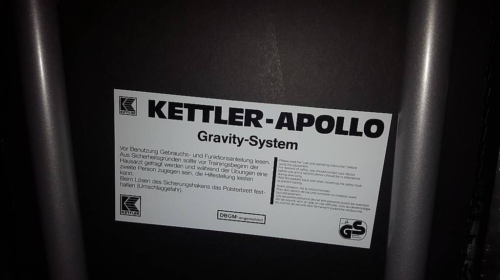 Hometrainer: KETTLER Apollo Gravity Schwerkrafttrainer schwarz-silber – Gebraucht aus Neuenhof von mar_2th5 1