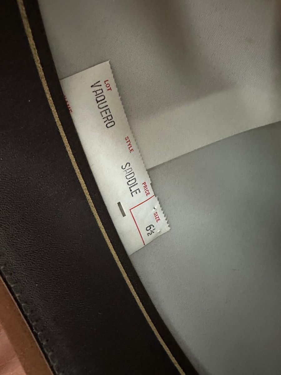Stetson Copricapi, berretti & cappellini: Stetson Hut "Vaquero" Gr. 6 1/2 mit Box – Nuovo (secondo la descrizione) da Lufingen venduto da Hafula 3