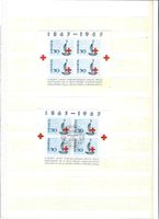 Helvetia 1963 Bloc Croix Rouge 1x neuf - 1 x obli. 21.03.63