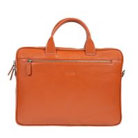 Leder Laptoptasche 50% Reduziert Toffee Braun