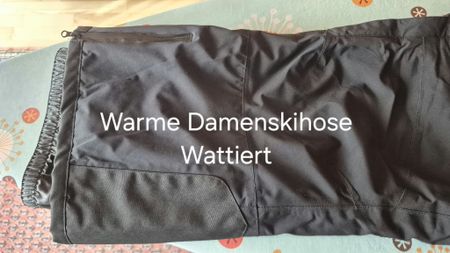 Skihose Trevolution wattiert schwarz Grösse 48 verstellbar