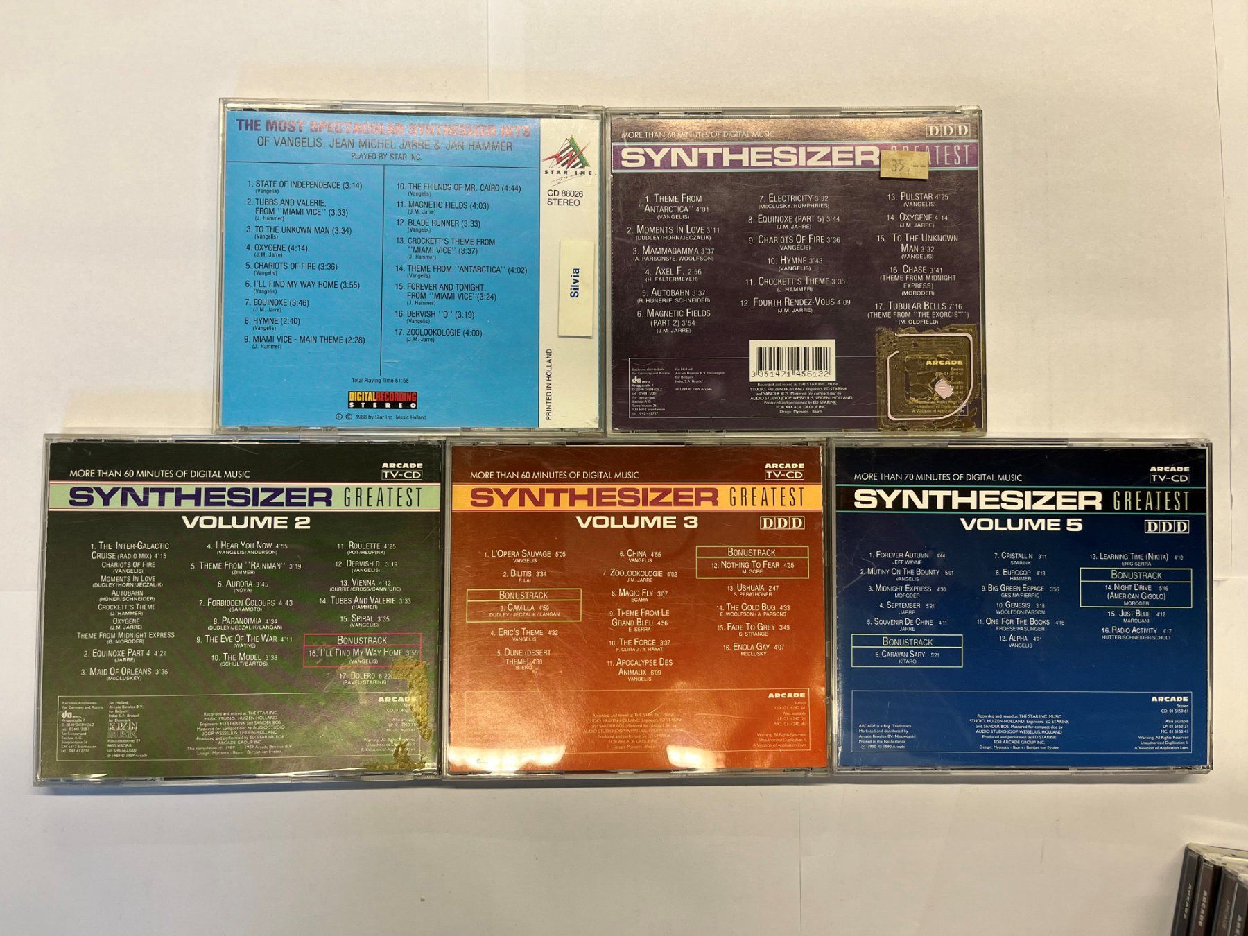 CD: CD Sammlung Synthesizer 5 Stück – Usato da Basel venduto da andipfandi 1