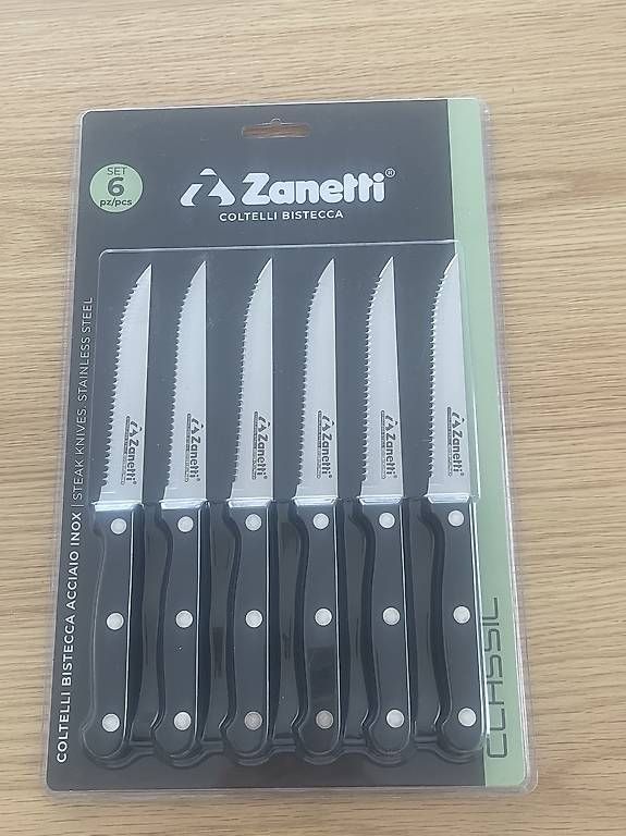 Messer: Neues Zanetti Messerset Fleischmesser – Neu und originalverpackt aus Reinach BL von present4you
