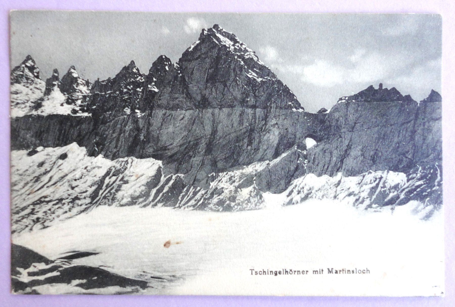 Cartes postales: Tschingelhörner mit Martinsloch – Défectueux à Fétigny par Billy2miny