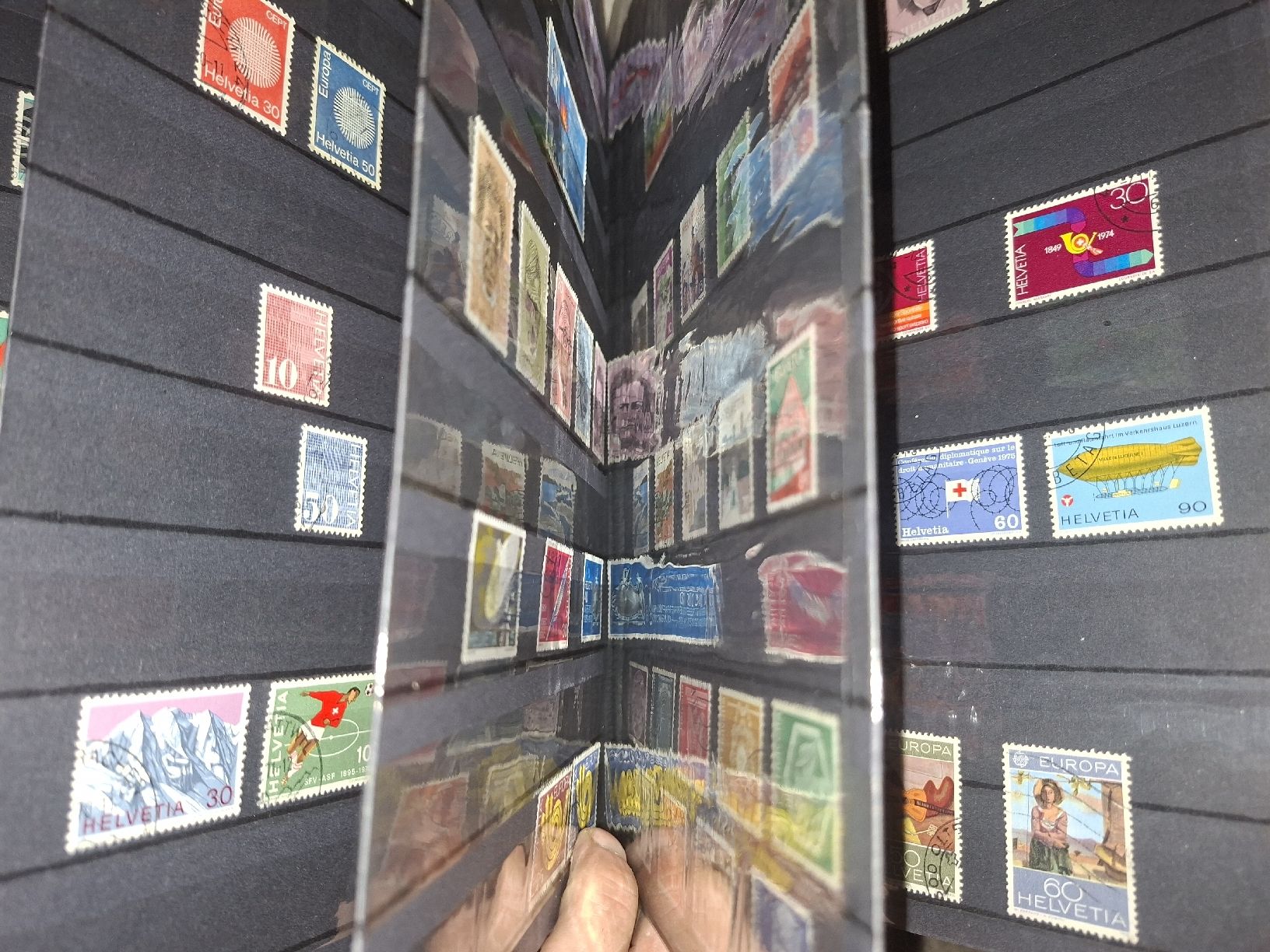 Alle Briefmarken: Sammlung Werbemarken Classic gestempelt  – Gebraucht aus Balgach von SIMEON27 1