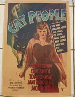Cat People Filmposter A3 Horror