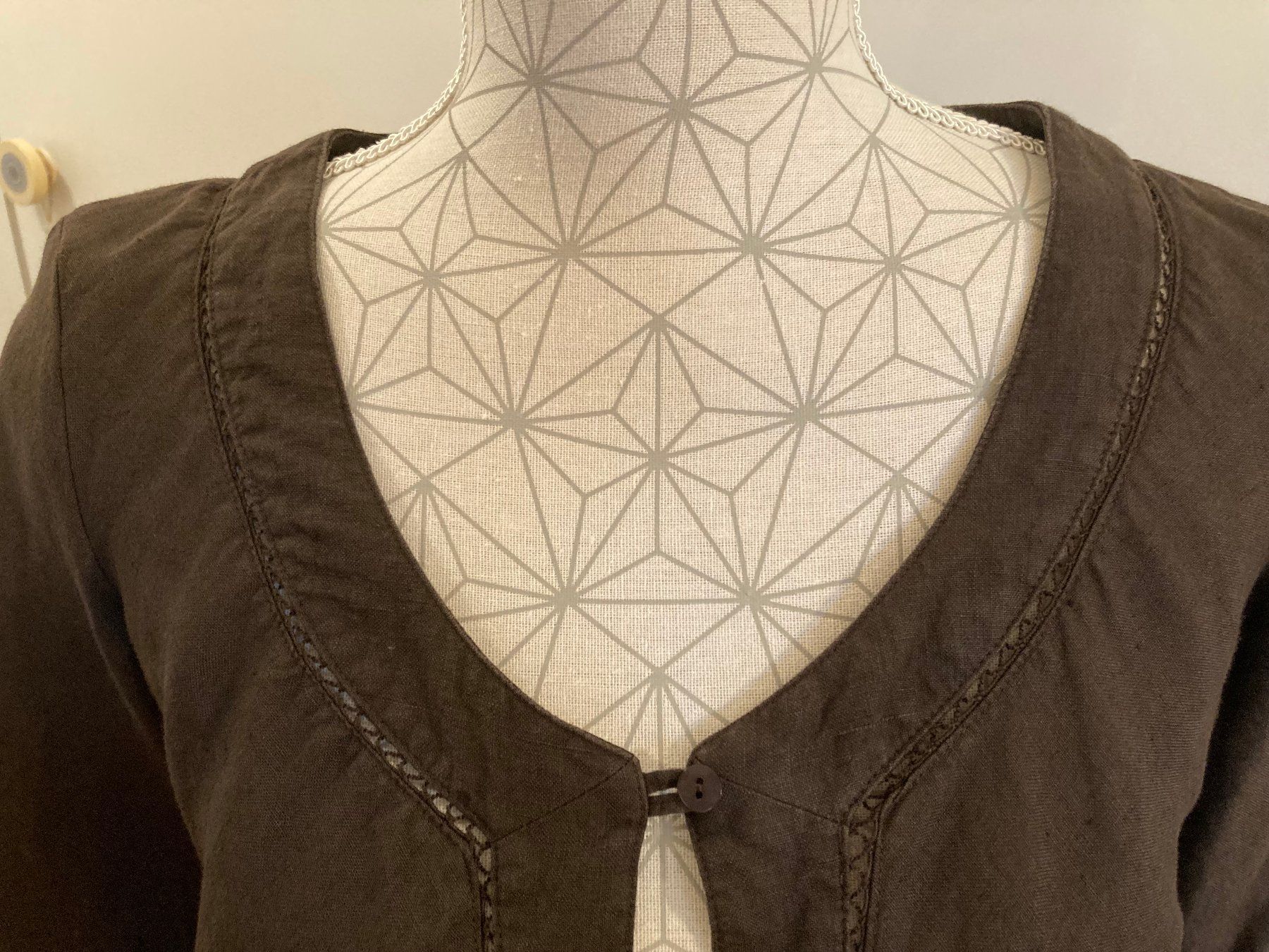 Benetton Kleider: Leinen Kleid Sommerkleid, Benetton, S – Gebraucht aus Hombrechtikon von star8888