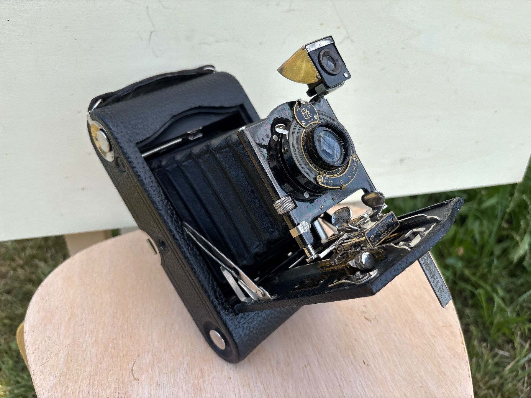 Kodak Fotocamera: antike Kodak No. 3 Autographic Kamera – Usato da Feldbach venduto da Olive1 2