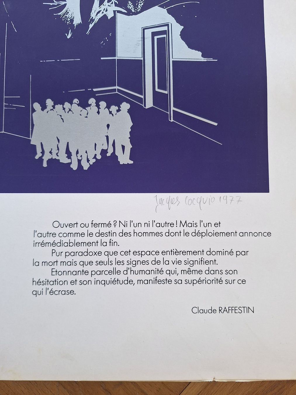Grafica & Litografie: Lithographie de Jacques Cocquio de 1977 – Usato da Chêne-Bougeries venduto da xchrysalide 2