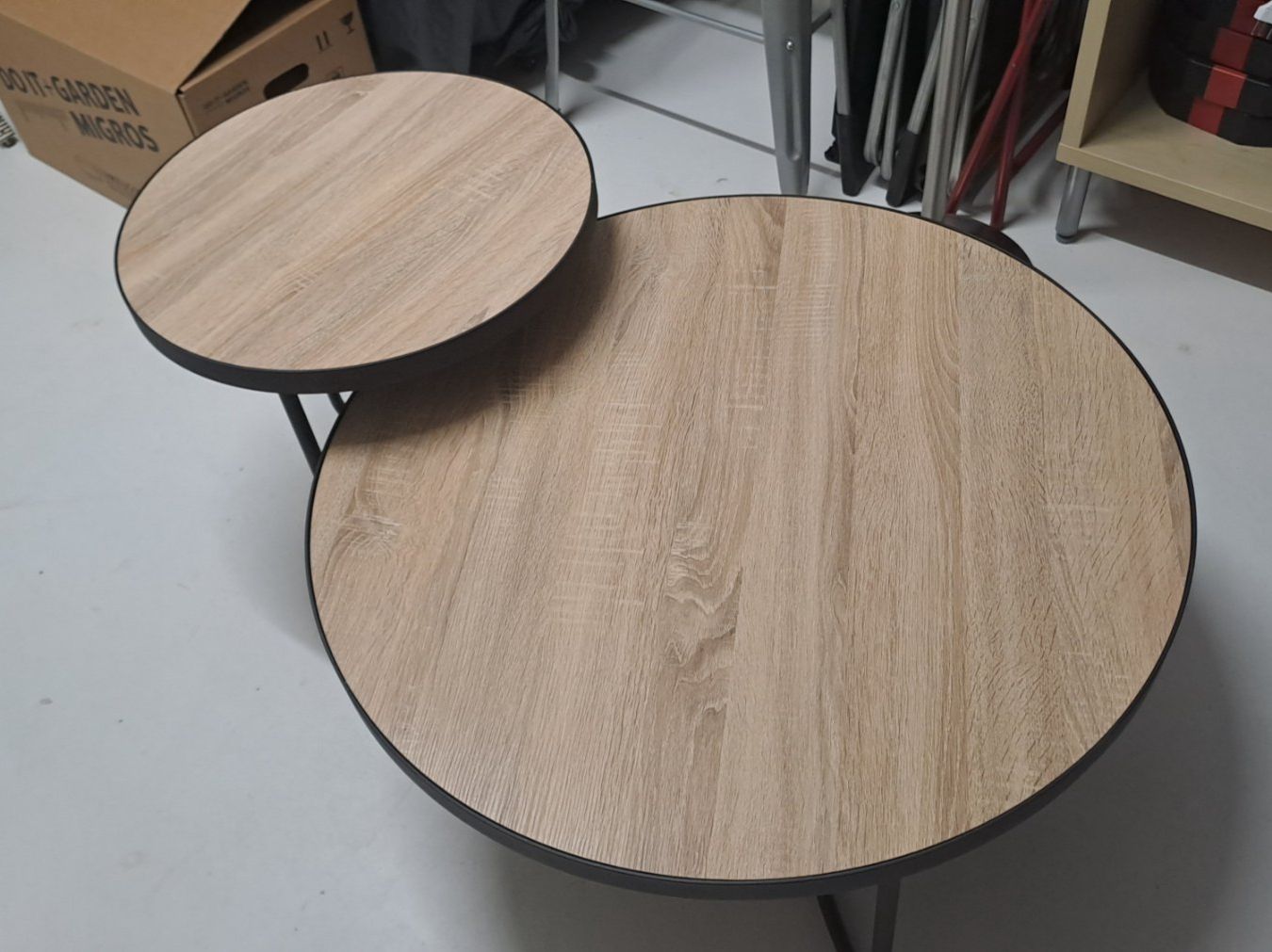Beliani Tables: 2x Couchtisch Set MELODY Hellbraun – D'occasion à Winterthur par mag_6zt2 4