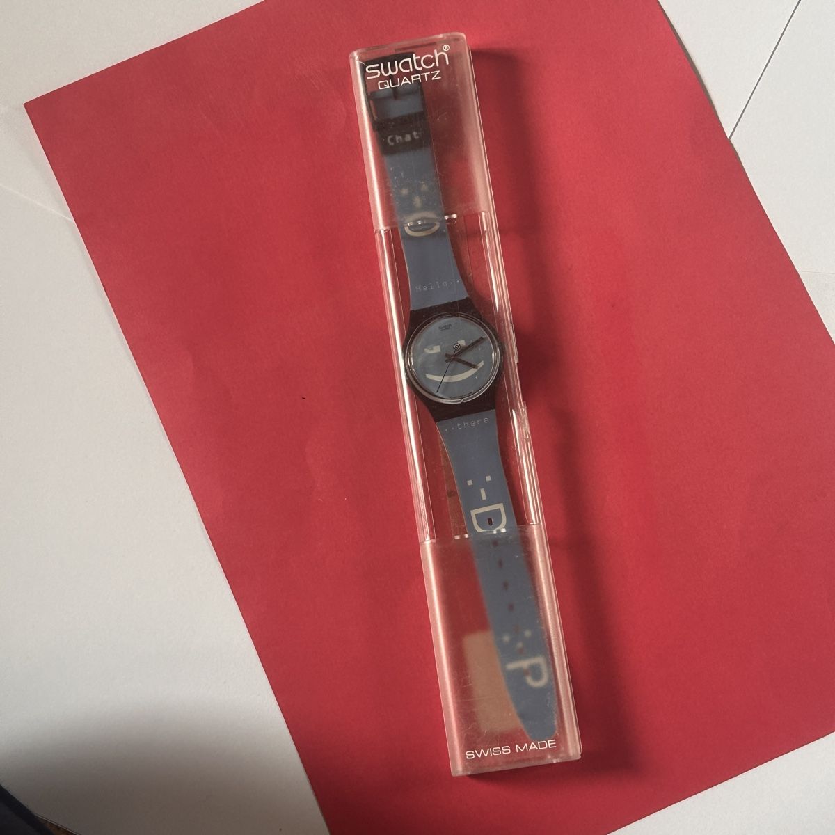 Swatch Orologi: Swatch Uhr, Chat, Hello There, sammlerstück – Nuovo (secondo la descrizione) da Laufen venduto da Bellavitaboom 9