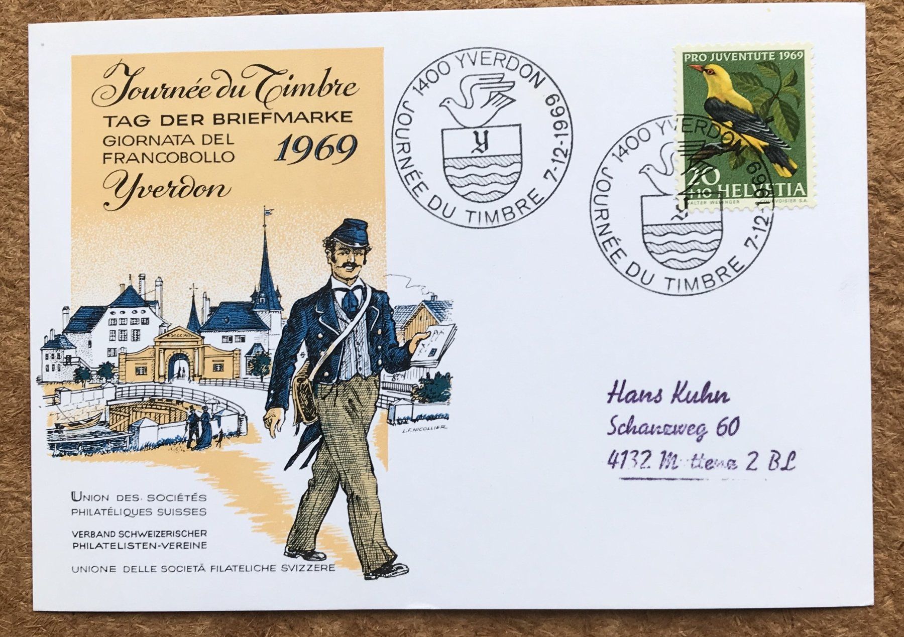 Tutti i francobolli: TAG DER BRIEFMARKE 1969 – Usato da Ostermundigen venduto da Kari1937