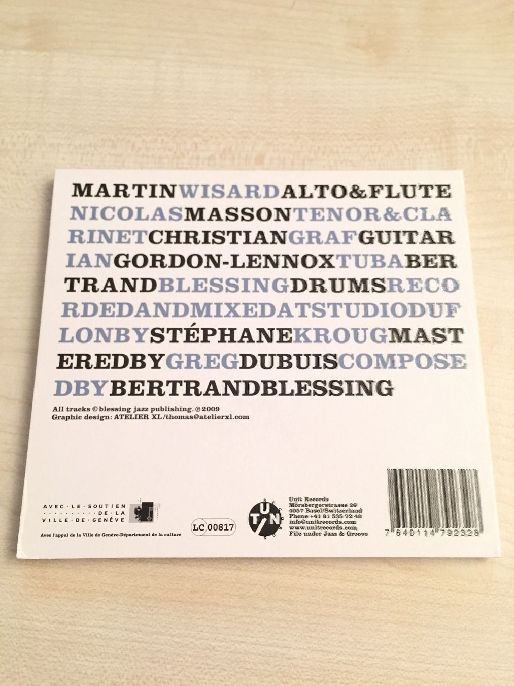 CD: Bertrand Blessing - Geneve – Usato da Rüti ZH venduto da alumedien 1