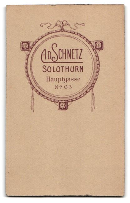 Photos & affiches: Fotografie Ad. Schnetz, Solothurn, Haupt – D'occasion à Berlin par bartko-reher 1