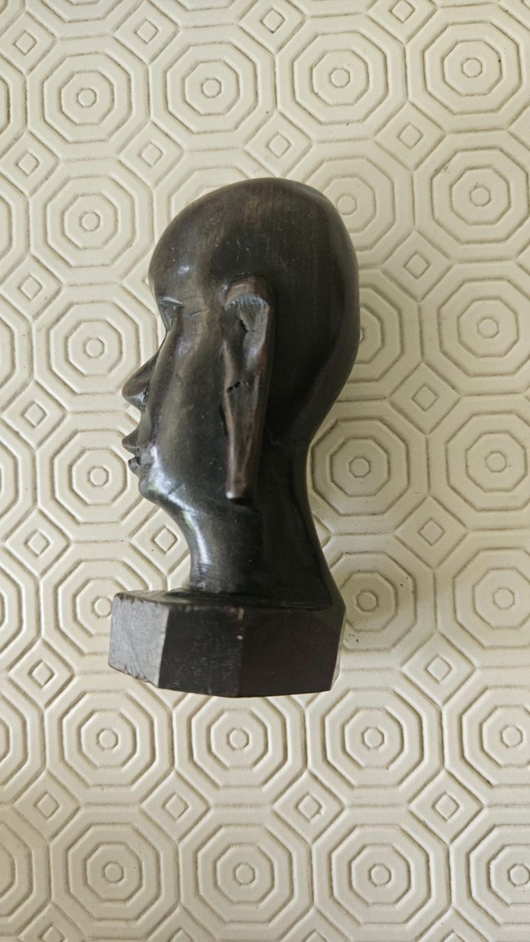 Sculture & Statue: Statua etnica in legno "viso" – Usato da Melano venduto da H-Sara 1