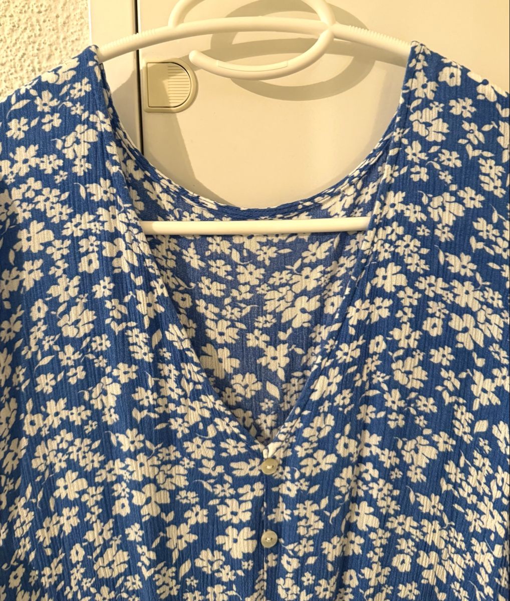 Kleider: Sommerliches Blumenkleid, Grösse M, blau mit Blümchen – Neu (gemäss Beschreibung) aus Winterthur von seh_vnm6 2