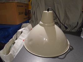 Decken - Leuchte / Lampe, beige, gross