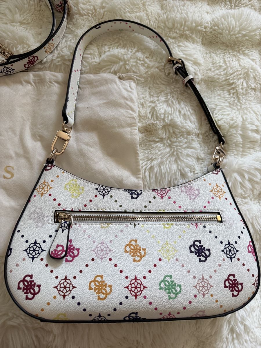 Guess Borse da donna: GUESS Noelle Hobo Bag White Monogram – Nuovo (secondo la descrizione) da Aarburg venduto da manju2007 2