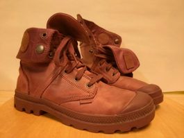 Bottines Palladium femme cuir bordeaux taille 40 TBE 