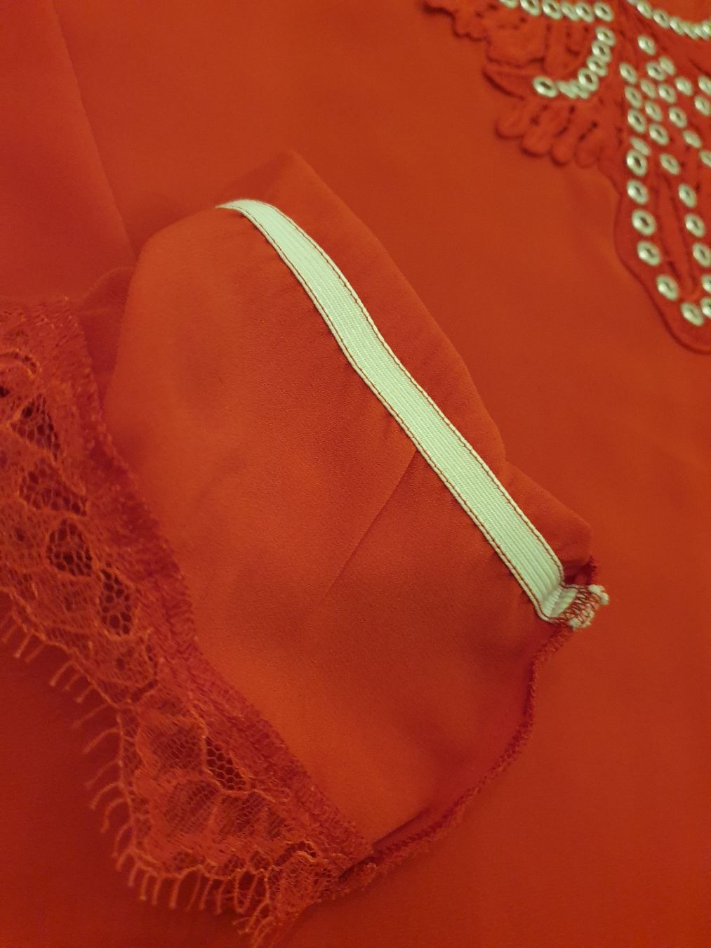 Kooples Blusen: Blouse S, rouge, polyester, tres bon état – Gebraucht aus Neuchâtel von Verenas12 3