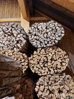 Trockenes Brennholz