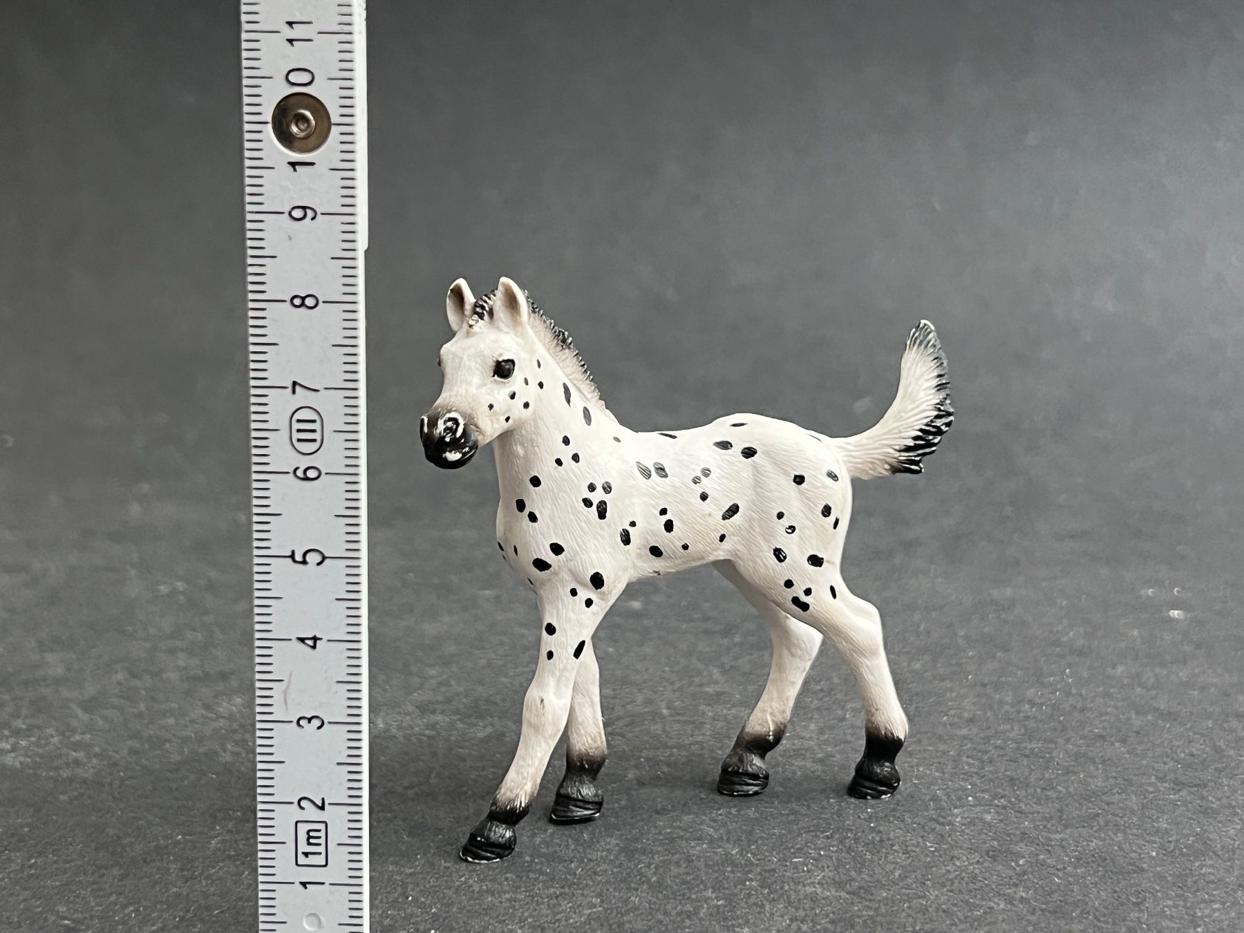 Schleich Statuette: Schleich Knabstrupper Fohlen Pferd – Usato da Ennetbaden venduto da mapa05 1