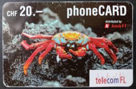 Taxcard Phonecard - Klippenkrabbe - FL