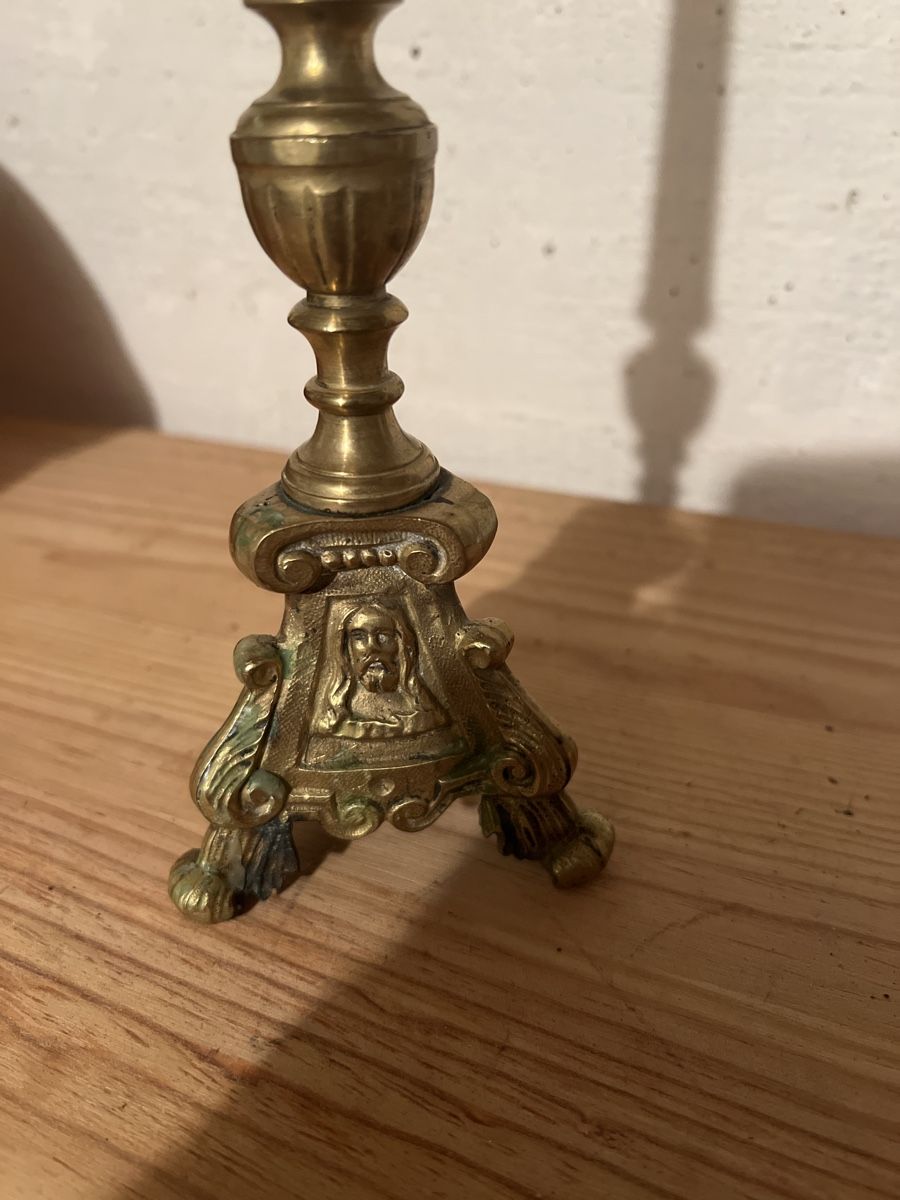 Kerzenständer: Brass Candlestick Holder – Gebraucht aus Gockhausen von geo_ydf6 1